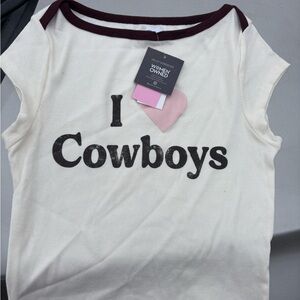 I love cowboys top